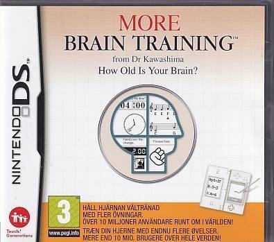 More Brain Training from Dr Kawashima - How old is your brain - Nintendo DS - (A Grade) (Genbrug)